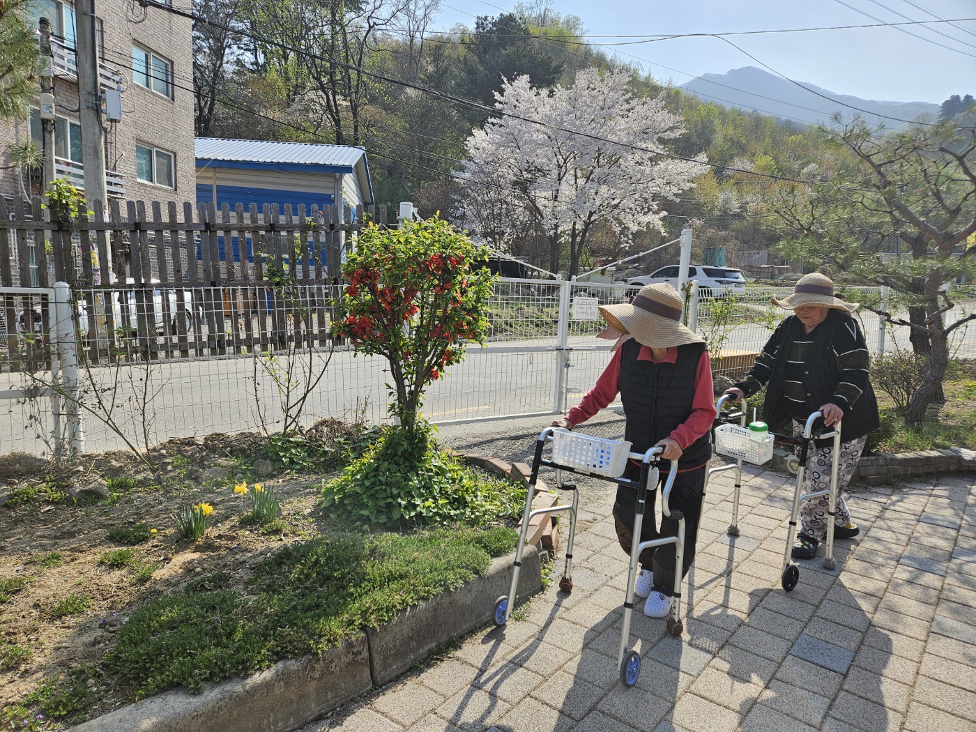 정다운 요양원 마당 전경 9